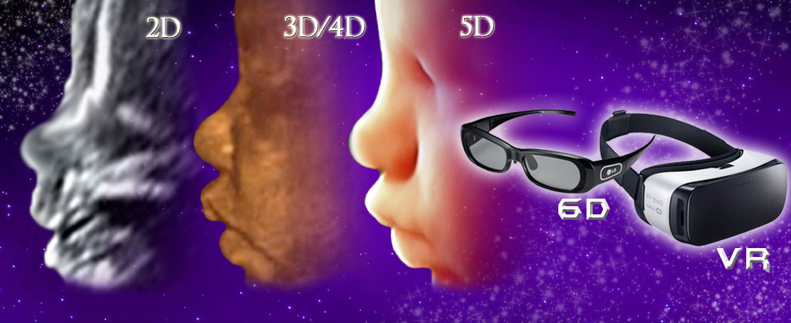 Difference 2D 3D 4D 5D 6D VR scan